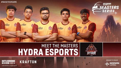 Meet The Masters Hydra Esports BGMI Master Series 2022 YouTube