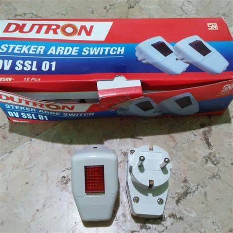 Jual Steker Lampu Steker Saklar Lampu Colokan Switch On Off Pcs