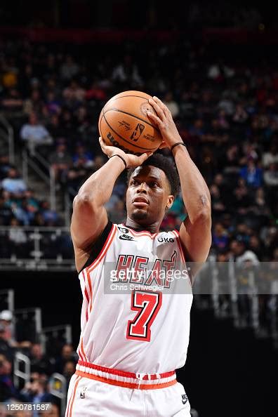 Kyle Lowry Of The Miami Heat Shoots A Free Throw During The Game