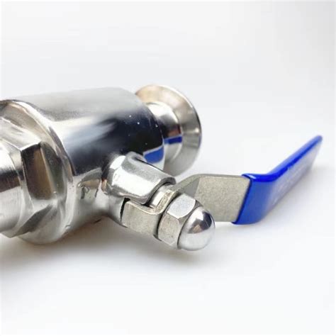 Bstv Stainless Steel Sanitary Clamped Dn Manual Direct Way Ball Valve