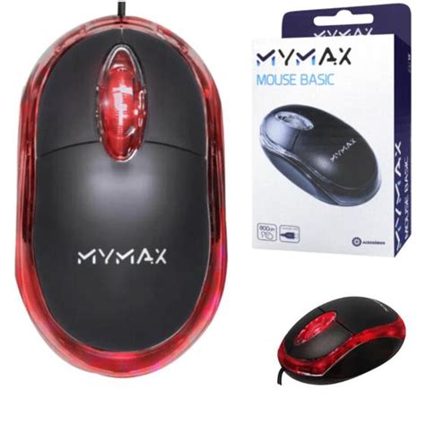 Mouse Ptico Neon Fio Dpi Mymax Opm Usb Mouse Fio