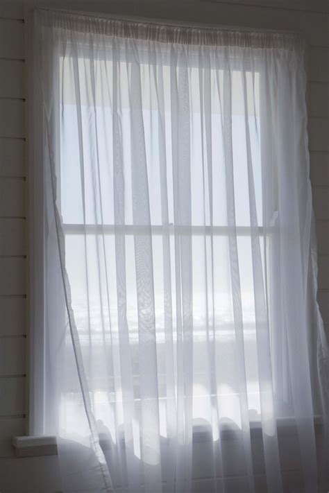 Techniques To Shorten Sheer Curtains Hunker