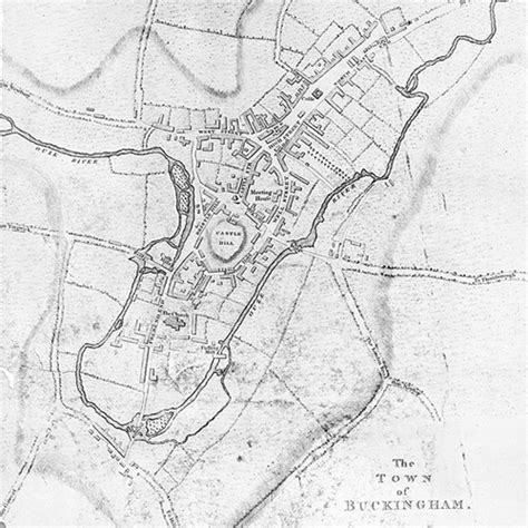 map buckingham buckinghamshire educational images historic england