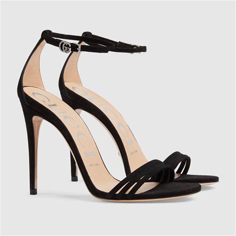 Suede Sandal Gucci High Heel Sandals 551214c20001000 Heels Sandals