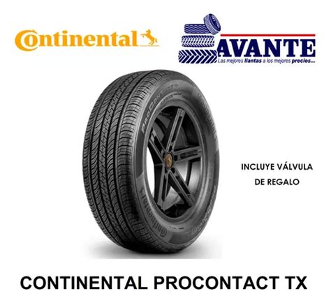 Llanta 215 55r17 Continental Procontact Tx 94v Blk Envío gratis