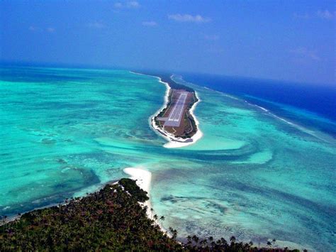 Agatti Airport runway, Lakshwadeep Islands : india