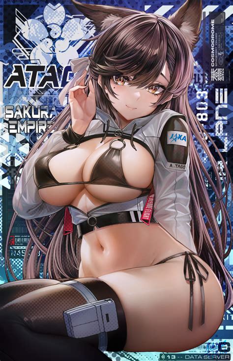 Anime Ero Swim Atago Azur Lane Atago Bilan Hangxian Anime