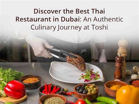 Discover The Best Thai Restaurant In Dubai