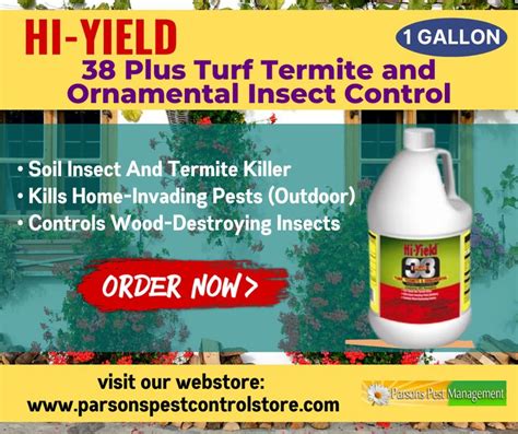 Hi Yield 38 Plus Turf Termite And Ornamental Insect Control 1 Gallon Insect Control