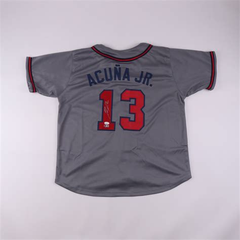 Ronald Acuna Jr Signed Jersey Jsa Acuna Jr Pristine Auction