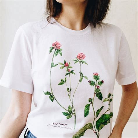 Botanical Shirt Etsy