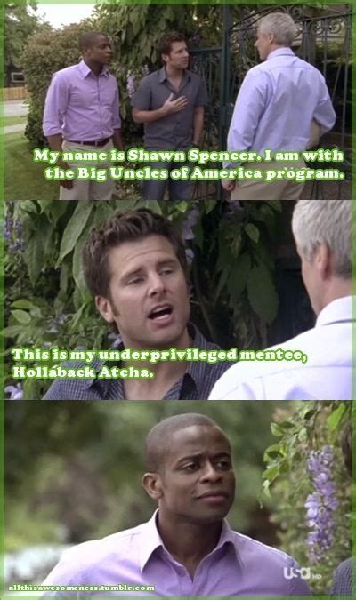 11 Funny Moments From Psych Psych Memes Psych Tv Psych Quotes