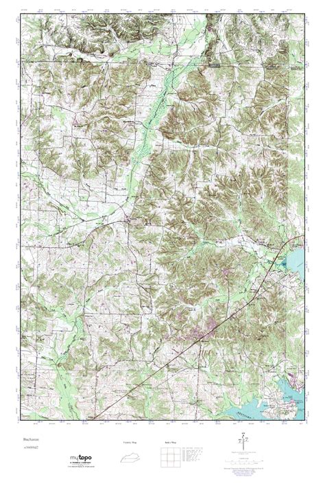 MyTopo Buchanan Tennessee USGS Quad Topo Map