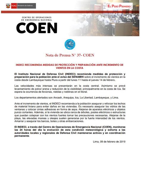 Indeci On Twitter Ante Aviso Del Senamhiperu Indeciterecomienda Medidas De Protección Y