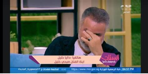 بالفيديو الفنان صبحي خليل يدخل في نوبة بكاء على الهواء بسبب مصراوى