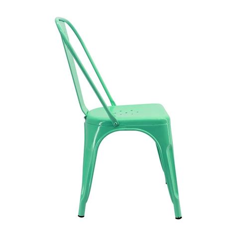 Silla Titan Tipo Tolix Verde Menta