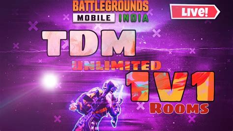 Bgmi V Tdm Room Live Unlimited Let S Practice Tdm Custom Room