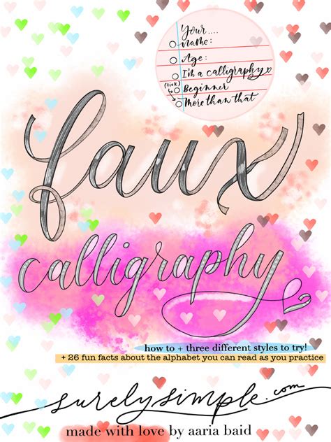 Faux Calligraphy | PDF