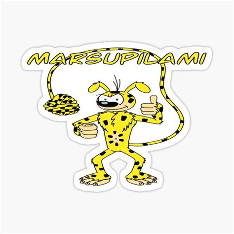 Marsupilami Spring Marsupilami Cartoon Sticker For Sale By Daenerys