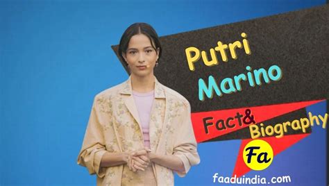 Actress Putri Marino Biography Age Facts Life Story 2023