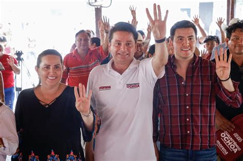 Con morena vamos por un triunfo contundente Ochoa Plétora