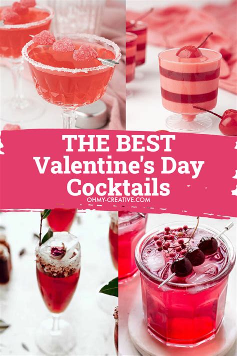 Valentine S Day Cocktails To Share With Your Sweetheart Oh My Creative