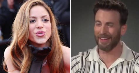 Shakira La Reacci N De Chris Evans Al Ser Consultado Si Saldr A Con