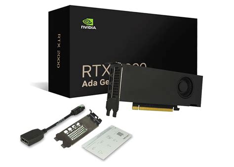 NVIDIA RTX 2000 Ada Generation 16GB Compact Workstation GPU — TAA-GOV (3YR-CARE) (NV-RTX2000A-TAA-GOV-3YR-CARE)