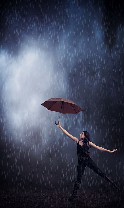 Rain Umbrella Girl - Free photo on Pixabay