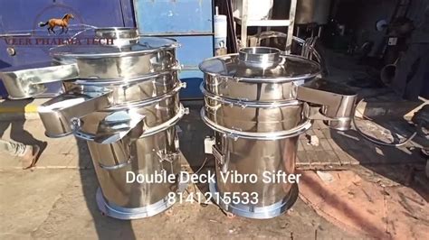 Eccentric Vibrating Shaker Circular Pharmaceutical Vibro Sifter For