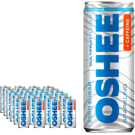 24kpl Oshee Sparkling Multifruit Zero Sugar Urheilujuoma 330ml