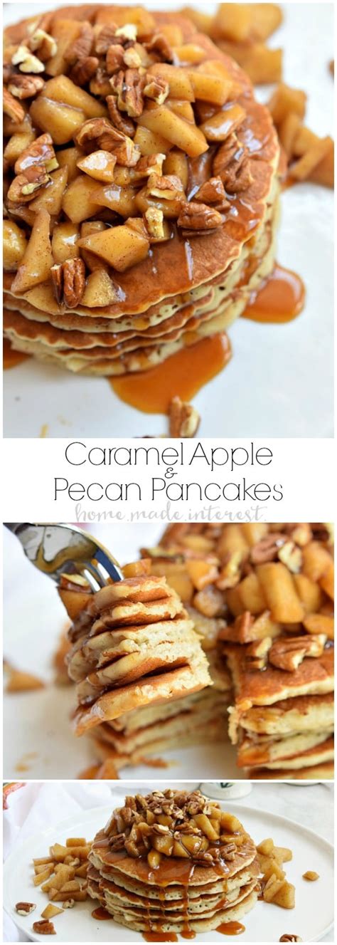 Caramel Apple Pecan Pancakes Home Made Interest