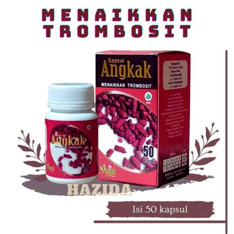 Jual Kapsul Angkak Beras Merah Isi 60 Kapsul Trombosit Shopee Indonesia