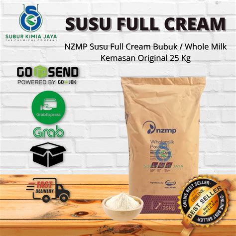 Jual Susu Bubuk Full Cream Nzmp Whole Milk Kg Khusus Kurir Intant