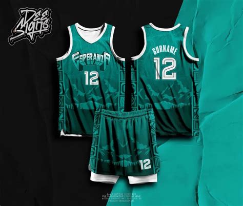 Basketball Jersey Esperanza Free Customize Name And Number Only