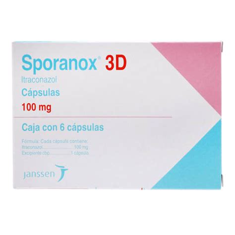 Comprar Sporanox Itraconazol Mg Con C Psulas Prixz