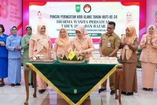 Media Center Dharma Wanita Persatuan Riau Rayakan HUT Ke 24 DWP