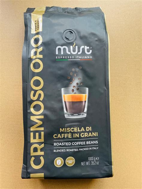 Кофе в зернах MUST Cremoso Oro, 1 кг - купить с доставкой по выгодным ...