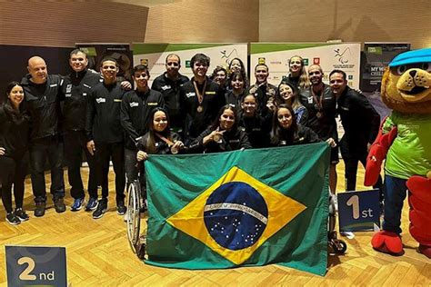 Brasil Conquista Oito Medalhas No Aberto Paral Mpico Fa Da Eslov Nia