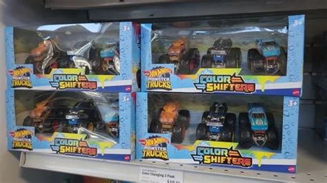 Hot Wheels MonsterTrucks Color Shifters Stock Video Pond