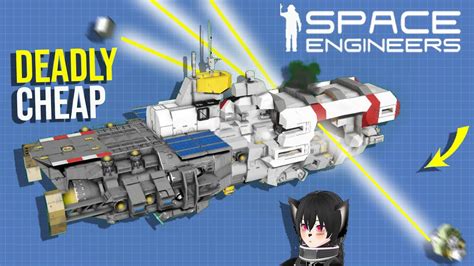 Anti Ship Kinetic Self Spreading Shrapnel Missile Space Engineers