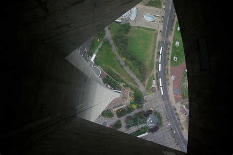 Cn Tower View Down Through The Famous Glass Floor Andy Wright Flickr