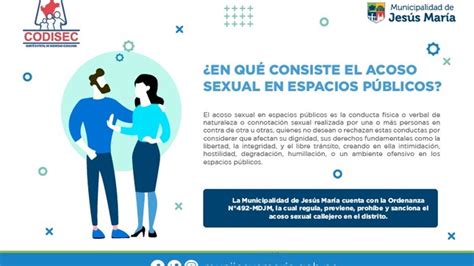 El Acoso Sexual Es Un Delito Noticias Municipalidad Distrital