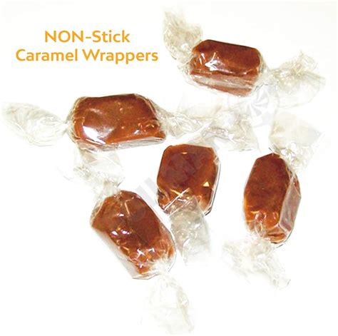 Foilman Natural Cellophane Candy And Chocolate Wrappers 5x5 Inch Pack