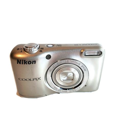 NIKON COOLPIX L29 DIGITAL CAMERA - 16.1MP 5x Optical Zoom - Silver ...