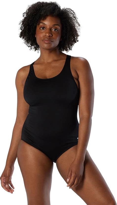 Speedo Womens Swimsuit One Piece Endurance Ultraback Solid