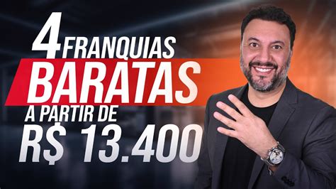 Franquias A Partir De R 13 400 FRANQUIAS BARATAS E LUCRATIVAS YouTube