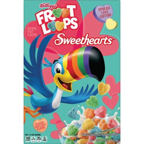 Kellogg S Froot Loops Sweethearts Original Breakfast Cereal Oz