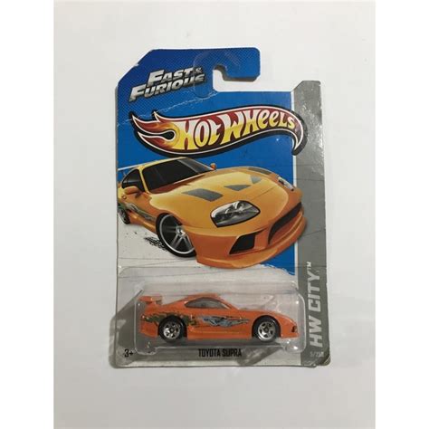 Hot Wheels Toyota Supra Fast And Furious Velozes E Furiosos Shopee Brasil