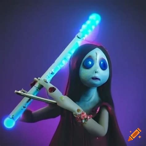 Mesmerizing Claymation Of A Ghost Girl Playing A Glowing Flute